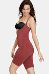 Zivame All Day Seamless Knee Length Bodysuit - Wild Ginger — thumbnail 3